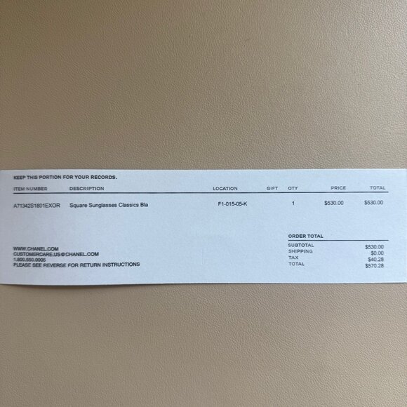 Chanel Square Sunglasses - Picture 8 of 9